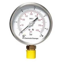 Instrume PI Controls Europe Stainless Steel Brass connection Pressure Gauge