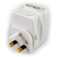Picture of Terminator Travel Adapter with 2 USB Slots, TTA 254 USB2