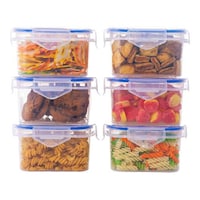Picture of JRM Plastic Food Storage Container, 400ml, Pack of 6