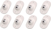 Picture of Hridaan Mini Swivel Wheels, White, Pack of 8