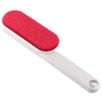 Hridaan Double-sided Lint Remover Brushes for Clothes, White/red