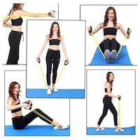Trb Toning Tube Double Resistance Exercise Band, Yellow