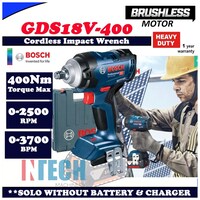 Bosch Impact Wrench Driver, GDS 18 V 400 1/2 Inch, 2 Kg