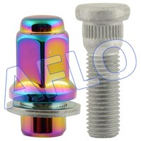 Picture of Aflo Hardware Wheel Nut & Bolts 14, Multicolour