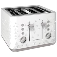 Morphy Richards Prism Four-slice Toaster, 248110, White