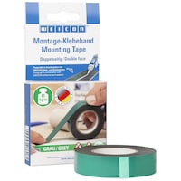 Weicon Mounting Double Sided Adhesive Tape, Green - Grey, 80 Kg/M