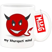 Mug Morning Emoji, My Khurapati Mind Coffee Mug