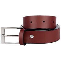 Prakumi PU - Leather Casual Belt for Men, Brown