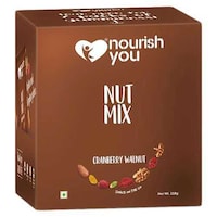 Picture of Nourish You Cranberry Walnut Nutmix, 30gm, Pack of 7