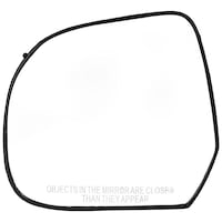 Picture of RMC Left Side Mirror Glass Plate, Mahindra Verito 2011 - 2020, Black