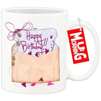 Picture of Mug Morning Happy Birthday Coffee Mug, Design 7