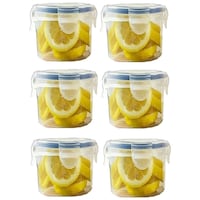 Picture of Hariswarup Plastic Airtight Food Storage Container for Fridge, Pack of 6