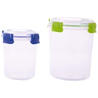 Picture of Hridaan Airtight Food Storage Containers, Transparent, Set of 2