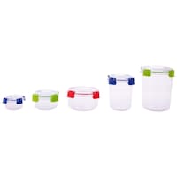 Picture of Hridaan Airtight Food Storage Containers, Transparent, Set of 5