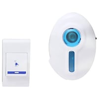 Picture of Goodfind Cordless Wireless Calling Remote Door Bell for Home, White