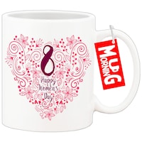 Picture of Mug Morning Womens Day Mug, Happy Women's Day 8Th March, Design 2