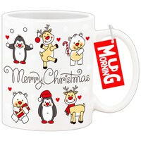 Picture of Mug Morning Christmas Mugs, Merry Christmas Coffee Mugs, Design 7