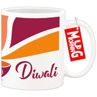 Picture of Mug Morning Diwali Mugs, Happy Diwali Coffee Mugs, Design 11