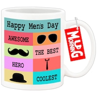 Picture of Mug Morning Mens Day Mug, Happy Men's Day Coffee Mug