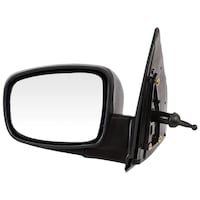 RMC Left Side Wing Mirror with Lever, Hyundai I10, Black