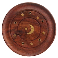 Picture of Astha Incense Wooden Incense Holders, Brown