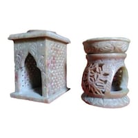 Picture of Astha Temple shape Incense Aroma Burners, Off White