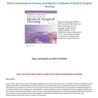 LWW Textbook of Medical-Surgical Nursing, SAE, 650gm