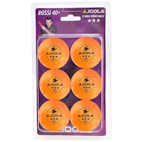 Joola Rossi 3-Star Table Tennis Balls, Pack of 6