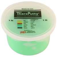 CanDo TheraPutty Standard Hand Exercise Putty, 453gm, Green