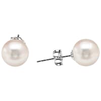 PAVOI Sterling Silver Stud Freshwater Cultured Pearl Earrings, 5 mm, SS5