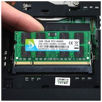 DUOMEIQI Non-ECC Unbuffered Laptop Memory Module, YIMPC2-6400S0522, 2GB RAM