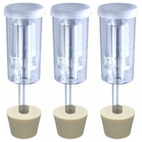 Picture of Brewcraft Cylinder Airlock with Size 6.5 Stopper, Set of 3