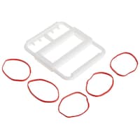 Cando Hand Exercise Set with 5 Latex Free Bands, 10-1860, White