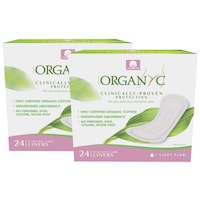 Organyc Cotton Panty Liners, Pack Of 2