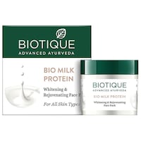 Biotique Bio Milk Protein Whitening & Rejuvenating Face Pack, 50gm
