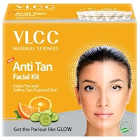 VLCC Anti Tan, Papaya Fruit And Pearl Facial Kit, 60gm, Pack of 3
