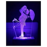 Picture of 2Mech Acrylic Colour Changing 3D Illusion LED Night Lamp, Couple and Tree