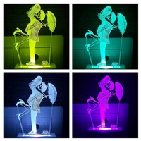 Picture of 2Mech Acrylic Colour Changing 3D Illusion LED Night Lamp, Laxmi Design