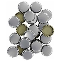 Picture of Learn to Brew Llc Silver Oxygen Barrier Crown Caps, 144 Count