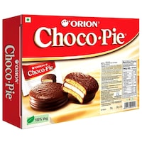 Orion Strawberry Choco Pie, ORCP12PC, 336 Gram, Pack of 4