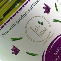 Picture of Tat-Tvam Aloe Vera and Saffron Extract Face Gel, TTSFG, Transparent, 180ml