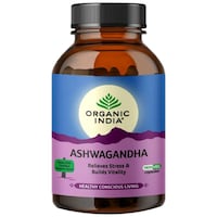 Picture of Organic India Ashwagandha, OIAC, 180 Capsules Bottle