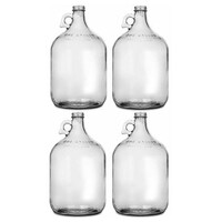 Picture of Home Brew Ohio Glass Water Bottle Includes 38mm Metal Screw Cap, Pack of 4