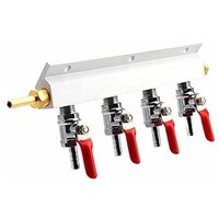Picture of Wadoy 4-way Kegerator Splitter Manifold 1/4" with Integrated Check Valves