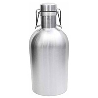 Picture of Kegco Single Stainless Steel Wall Beer Growler, KC GR64-SS