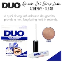DUO Quick-Set Adhesive Clear, White, 5.3ml