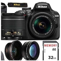 Nikon DSLR Camera With 18-55Mm Lens, D3400, Bundle 3
