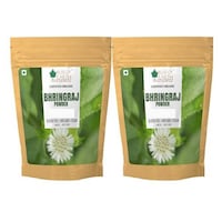 Bliss Of Earth 100% Pure Natural Bhringraj Powder, Pack of 2, 453gm