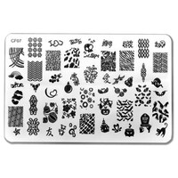 Picture of Royalkart Nail Art Stamping Kit with Double Sided Dotting Tool, CF07