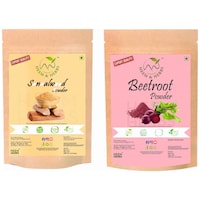 Picture of Heem & Herbs Sandalwood and Beetroot Powder, 100 gm, Pack Of 2Pcs